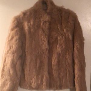 Real fur coat